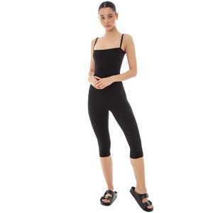 Are You Am I - Kitta Capri Jumpsuit in Black